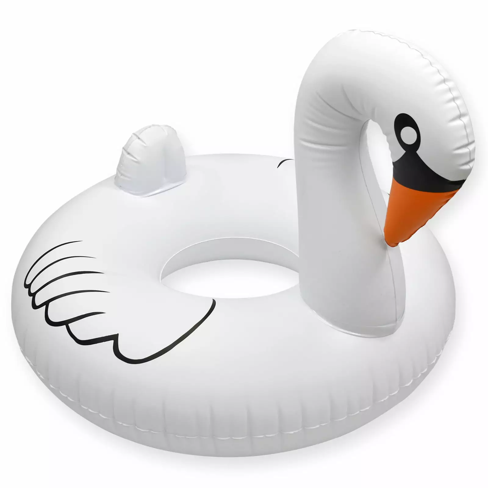 GoFloats Swan Party Tube Inflatable Swimming Pool Raft - Pool Float for ...
